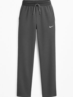 Nike Gray Men's Sweatpants with White Swoosh